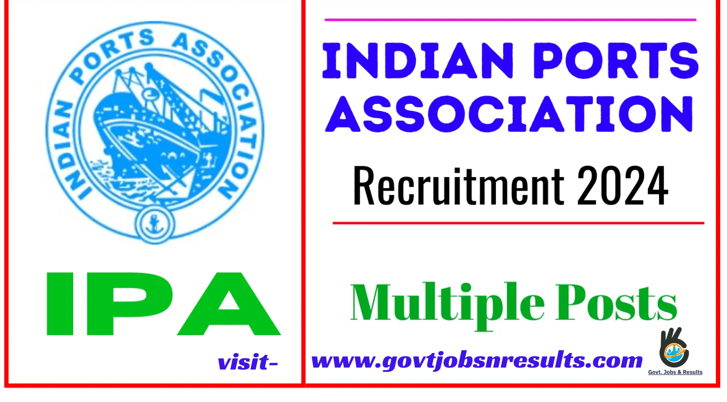 You are currently viewing Indian Ports Association Recruitment 2024 New Notification Out for Multiple Posts