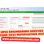 UPSC Engineering Services Exam 2025 – Apply Online 457 Post