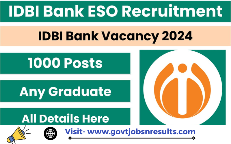 You are currently viewing IDBI Bank Recruitment 2024 – 1000 Executive, Apply Now..!